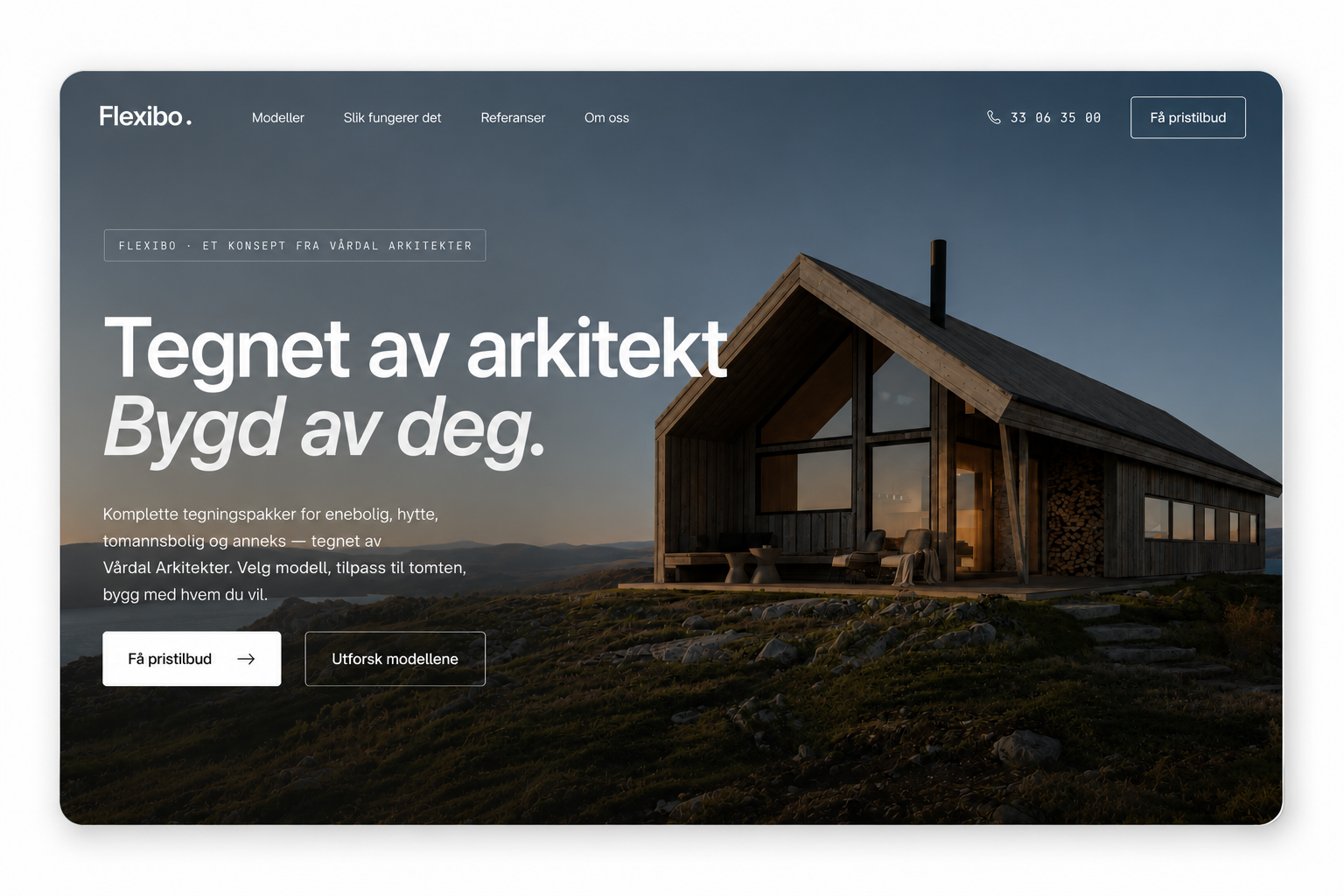 Flexibo - nettside designet og kodet av SalesUp